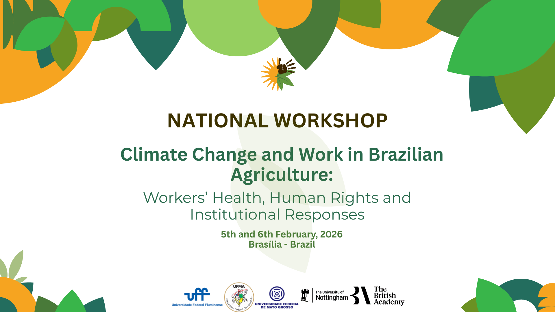 National Workshop in Brasília Debates Climate Change, Health, and Labor in Brazilian Agriculture